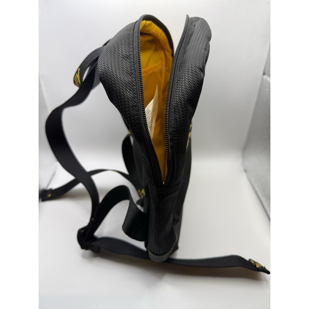 Dr Martens Groove DNA Backpack Black Yellow AirWair Bouncing Soles Mini Bag RARE - Picture 3 of 11